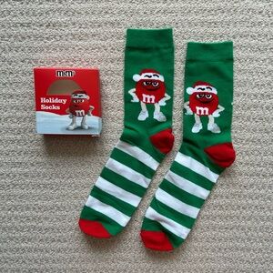 M&M’s Santa Clause Christmas Socks